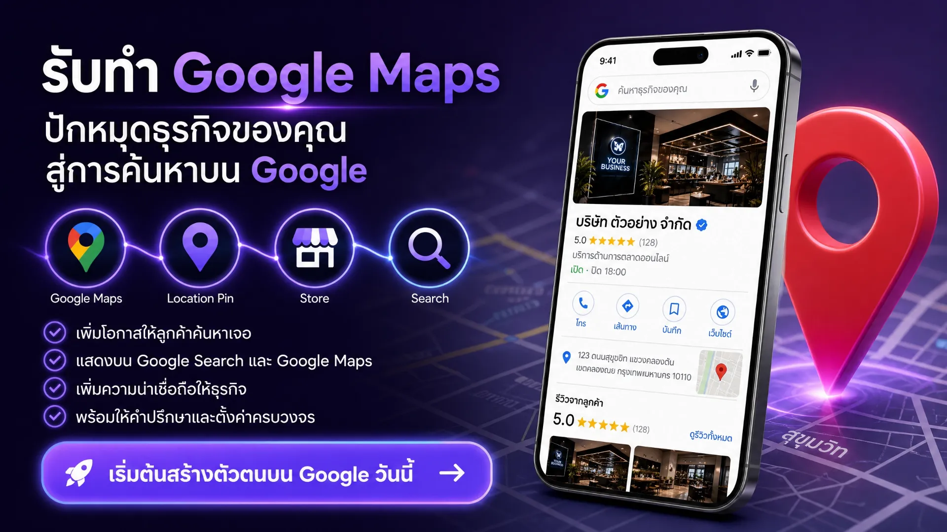 Google Maps Premium Showcase