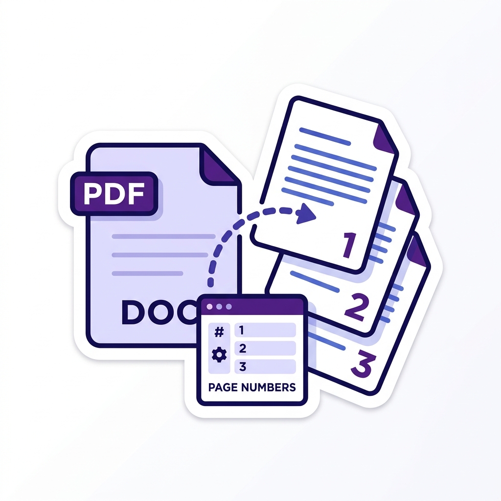 วิธีใส่เลขหน้า PDF